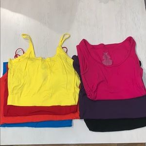 7 tank tops and tankinis, sold all together